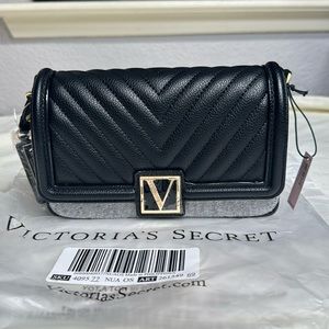 Victoria's Secret - The Victoria Mini
Shoulder Bag - Black & gold NWT!